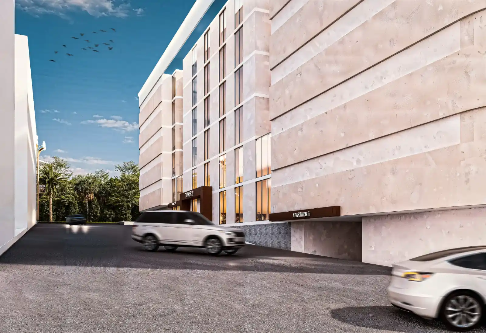 Teklehaymanot Floor 1 road access commercial render