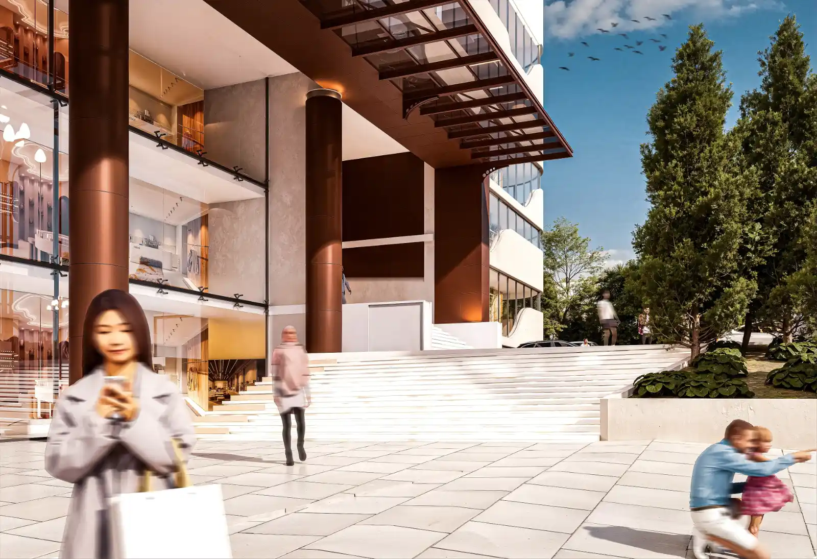 Teklehaymanot Floor 2 road access commercial render