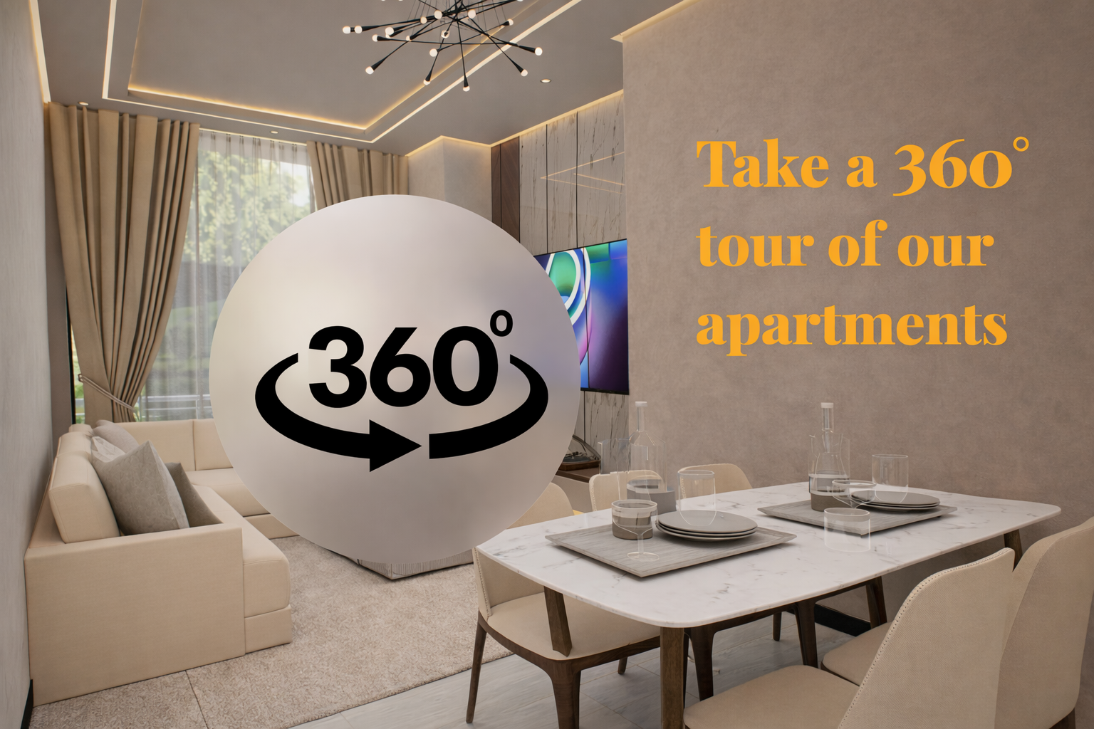 360° virtual tour cover - Piassa 2 bedroom