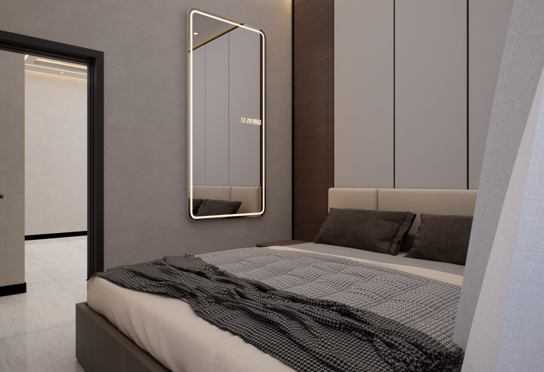 Piassa 3 bedroom apartment - bedroom 2 (scene 2)