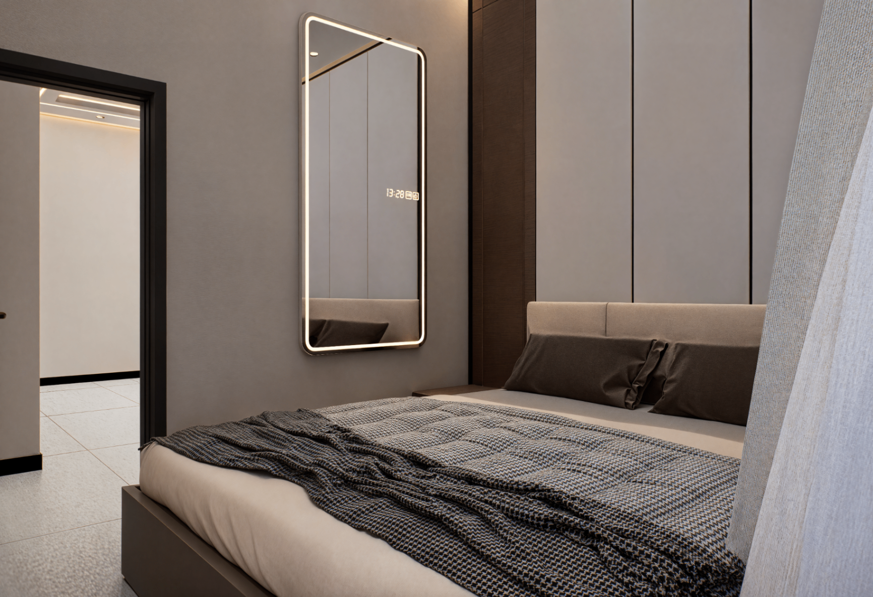 Piassa 3 bedroom apartment - bedroom 2 (scene 2, upscaled)